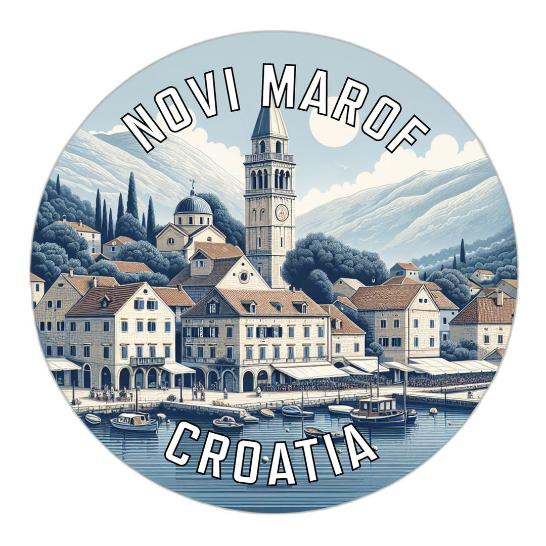 Novi Marof Croatia Souvenir Die Cut Flat Magnet Image 1