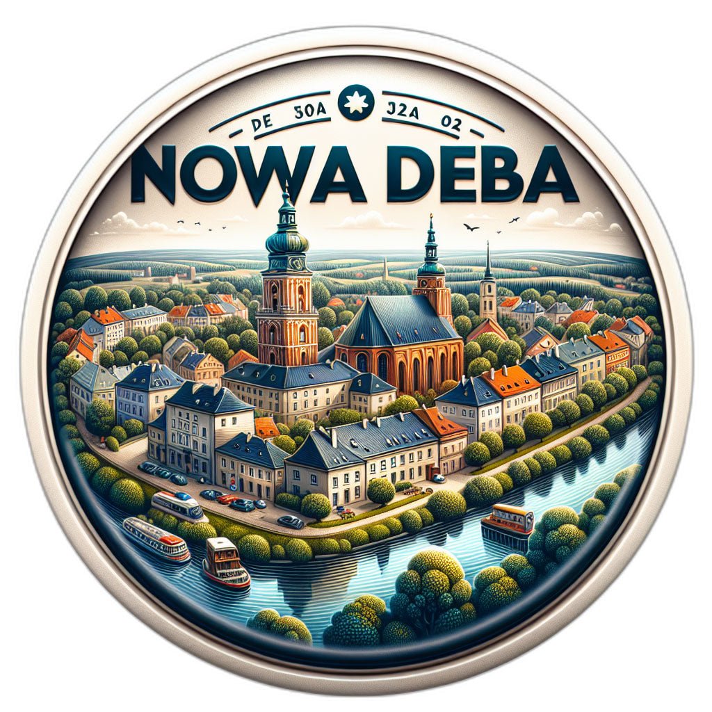 Nowa Deba Poland_updated Souvenir Die Cut Flat Magnet Image 1