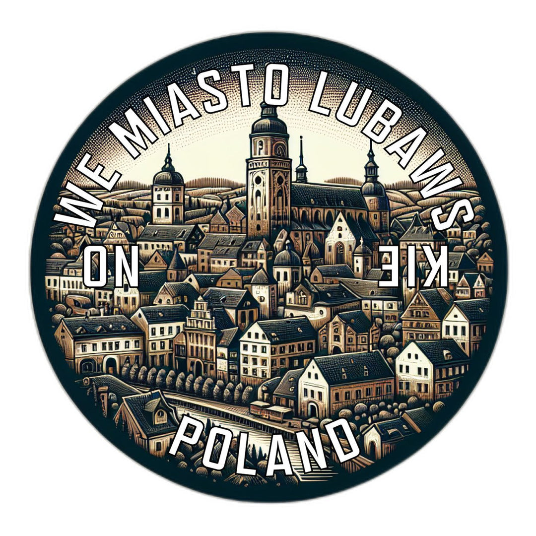 Nowe Miasto Lubawskie Poland Souvenir Die Cut Flat Magnet Image 1