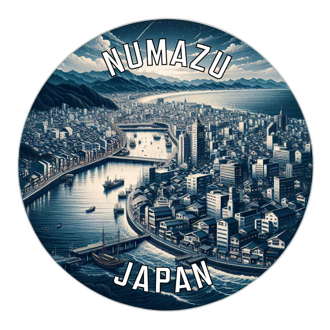 Numazu Japan Souvenir Die Cut Flat Magnet Image 1