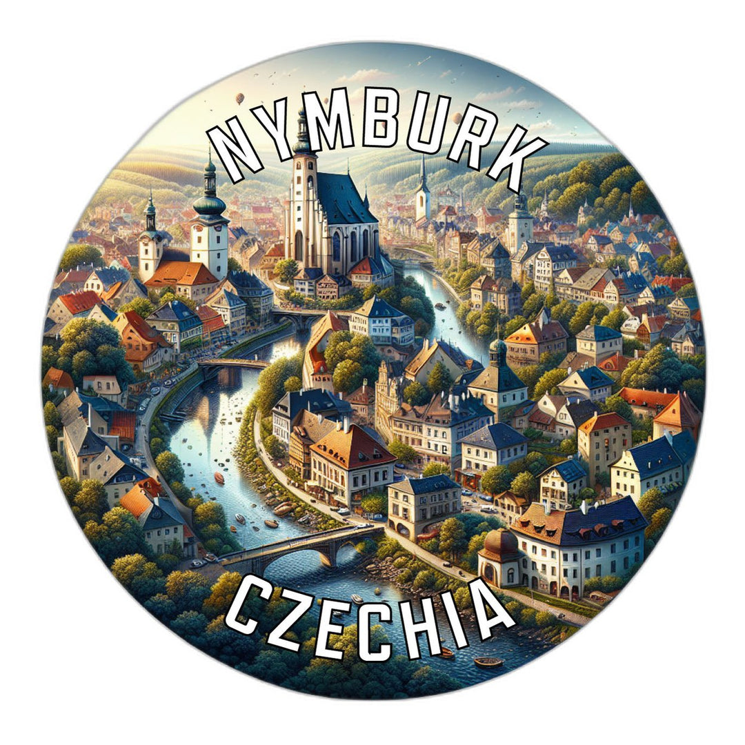 Nymburk Czechia Souvenir Die Cut Flat Magnet Image 1