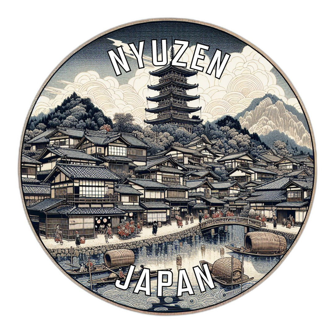 Nyuzen Japan Souvenir Die Cut Flat Magnet Image 1