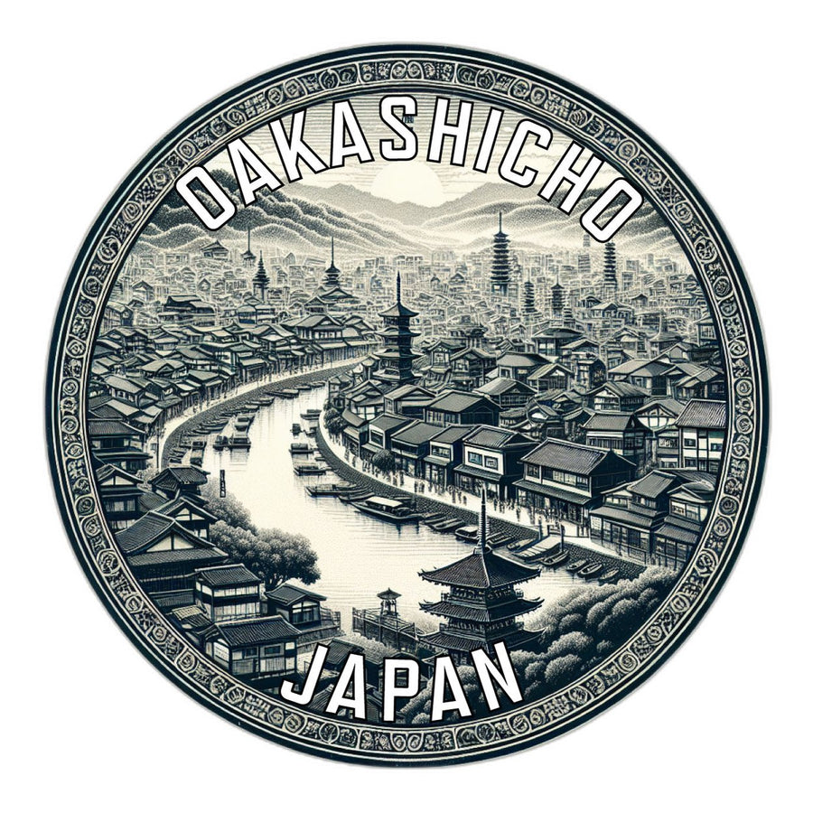 Oakashicho Japan Souvenir Die Cut Flat Magnet Image 1