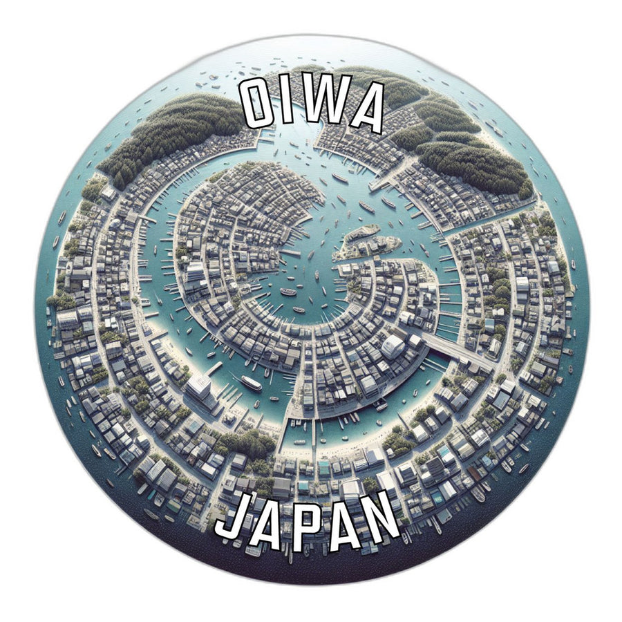 Oiwa Japan Souvenir Die Cut Flat Magnet Image 1