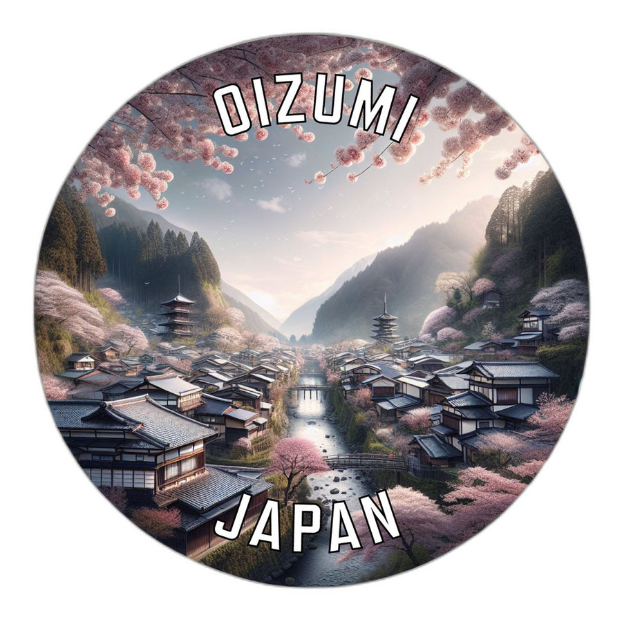 Oizumi Japan Souvenir Die Cut Flat Magnet Image 1