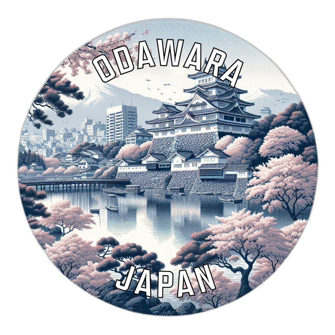 Odawara Japan Souvenir Die Cut Flat Magnet Image 1