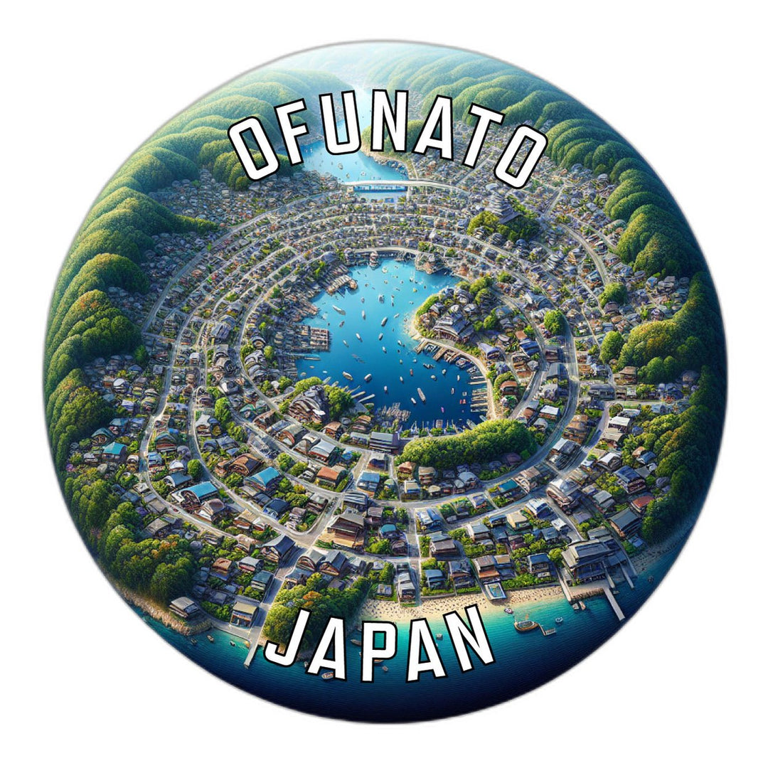 Ofunato Japan Souvenir Die Cut Flat Magnet Image 1