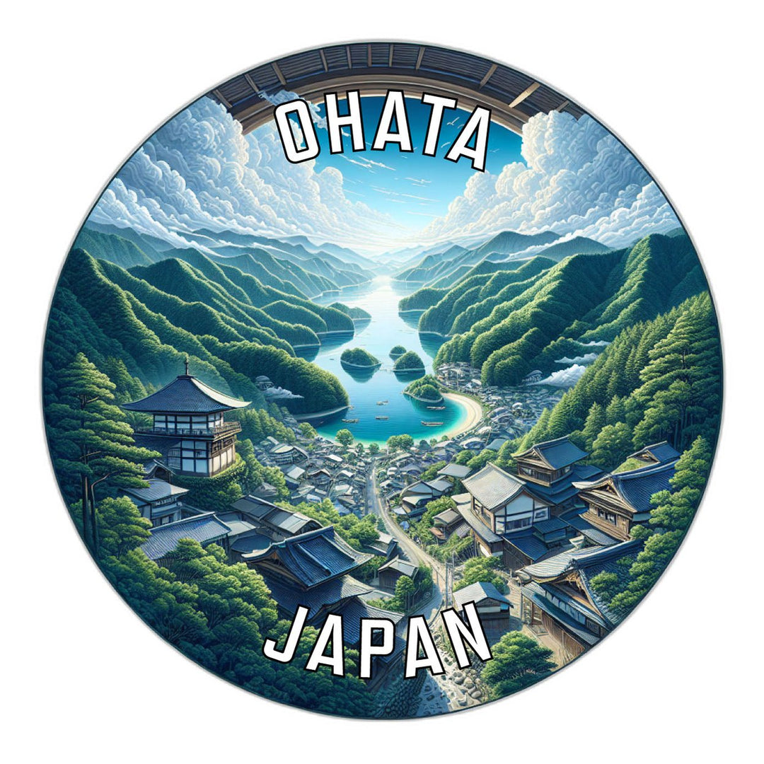 Ohata Japan Souvenir Die Cut Flat Magnet Image 1