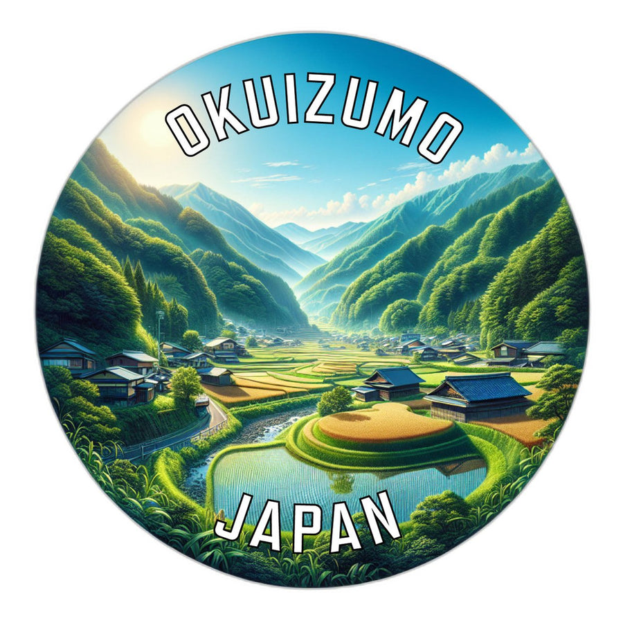 Okuizumo Japan Souvenir Die Cut Flat Magnet Image 1