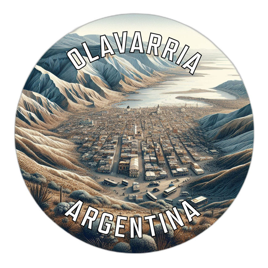 Olavarria Argentina Souvenir Die Cut Flat Magnet Image 1