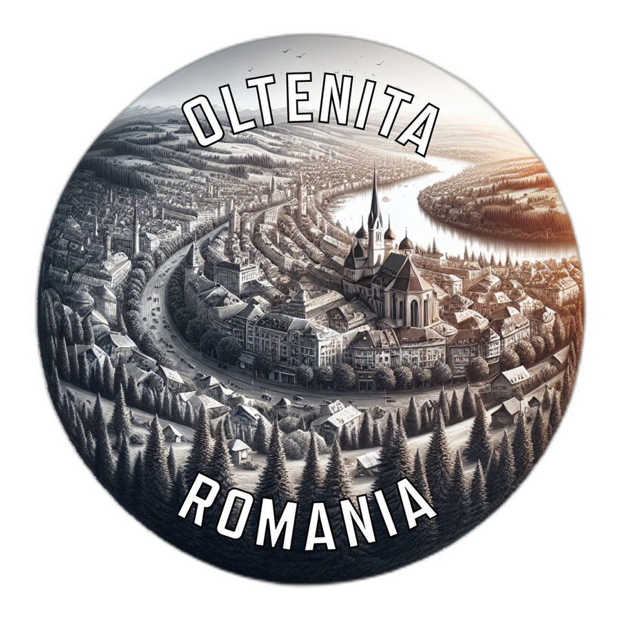 Oltenita Romania Souvenir Die Cut Flat Magnet Image 1