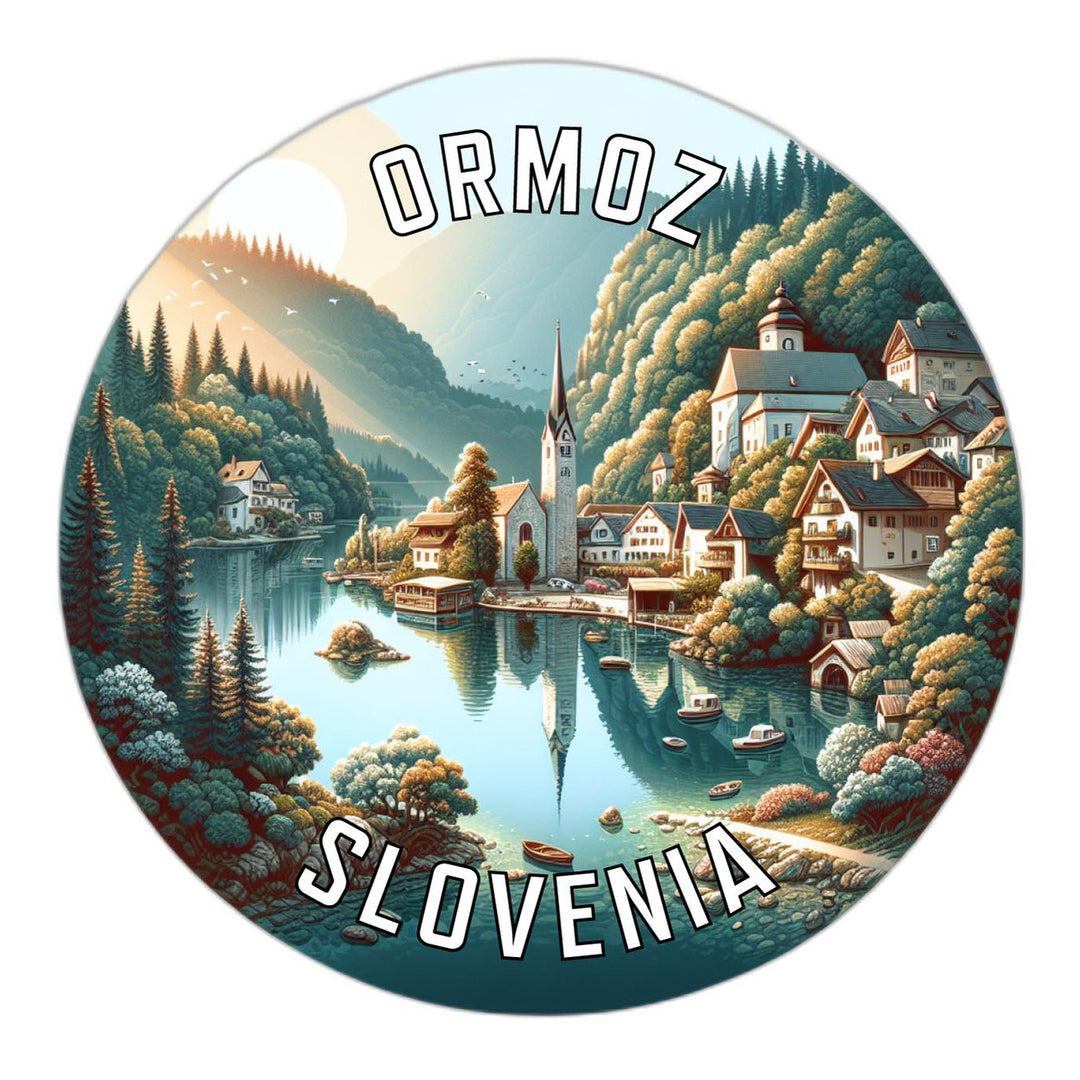 Ormoz Slovenia Souvenir Die Cut Flat Magnet Image 1