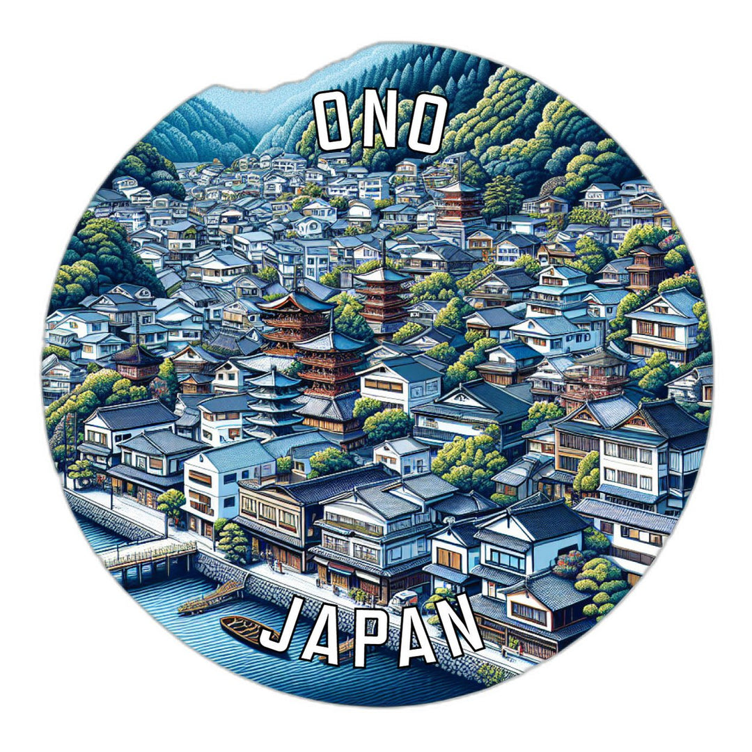 Ono Japan Souvenir Die Cut Flat Magnet Image 1