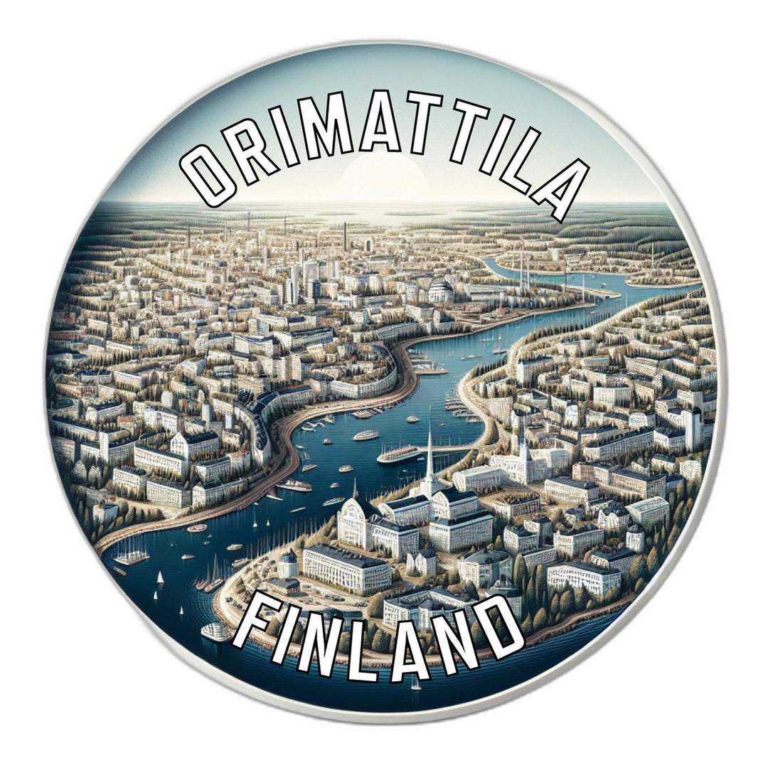 Orimattila Finland Souvenir Die Cut Flat Magnet Image 1