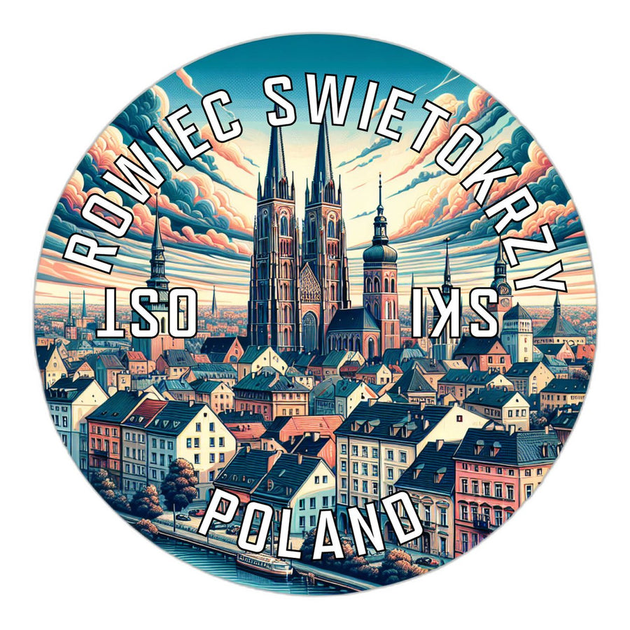 Ostrowiec Swietokrzyski Poland Souvenir Die Cut Flat Magnet Image 1