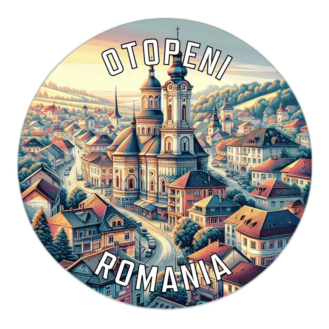 Otopeni Romania Souvenir Die Cut Flat Magnet Image 1