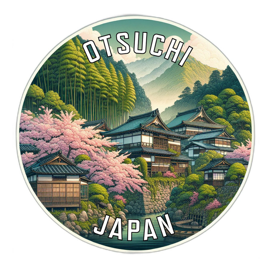 Otsuchi Japan Souvenir Die Cut Flat Magnet Image 1