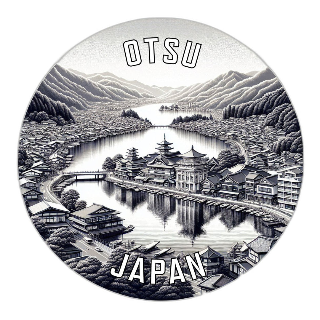 Otsu Japan Souvenir Die Cut Flat Magnet Image 1