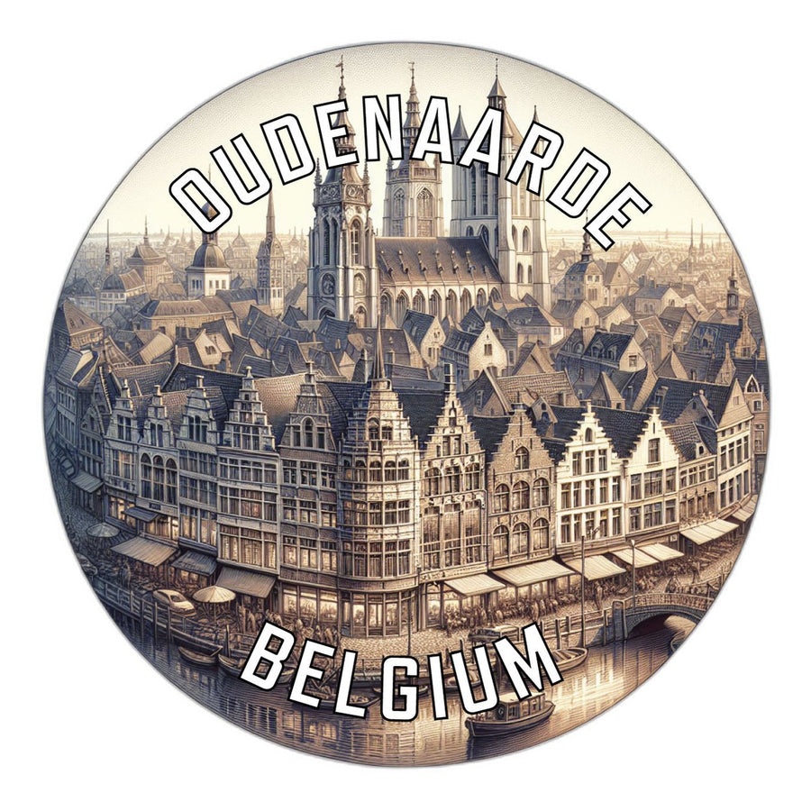 Oudenaarde Belgium Souvenir Die Cut Flat Magnet Image 1