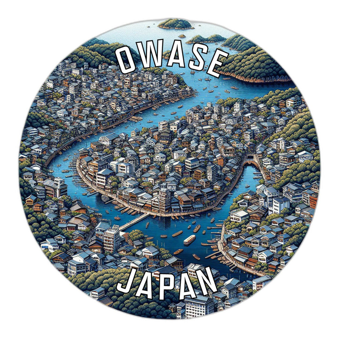 Owase Japan Souvenir Die Cut Flat Magnet Image 1