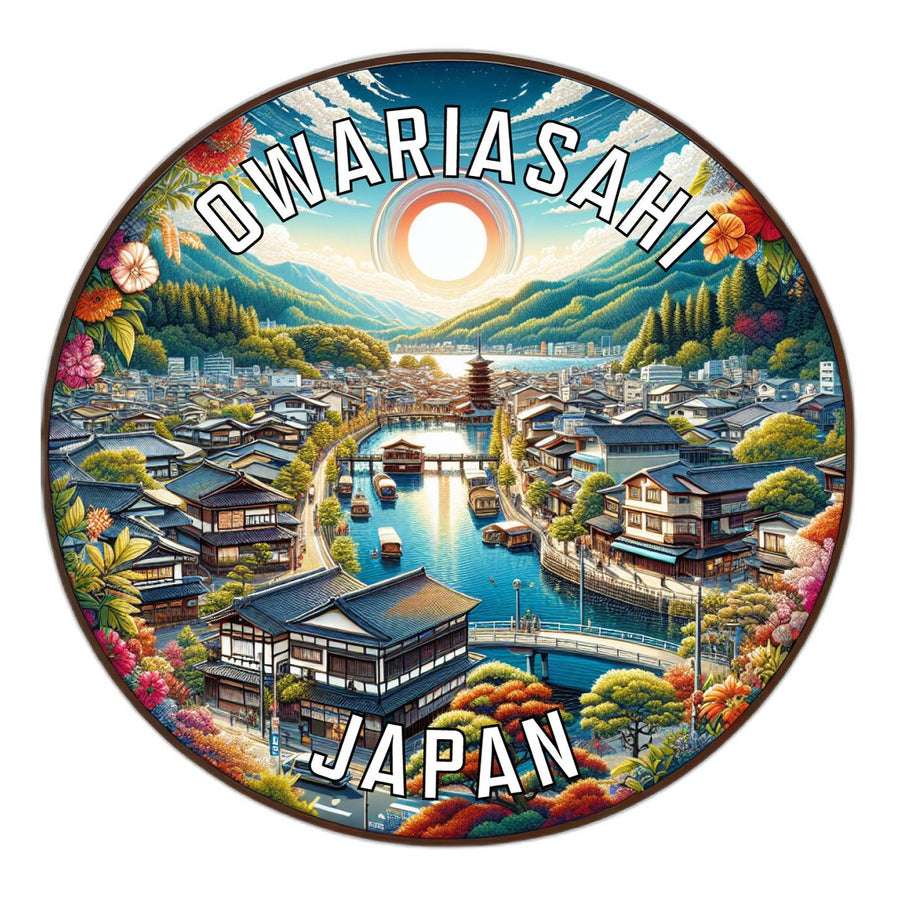 Owariasahi Japan Souvenir Die Cut Flat Magnet Image 1