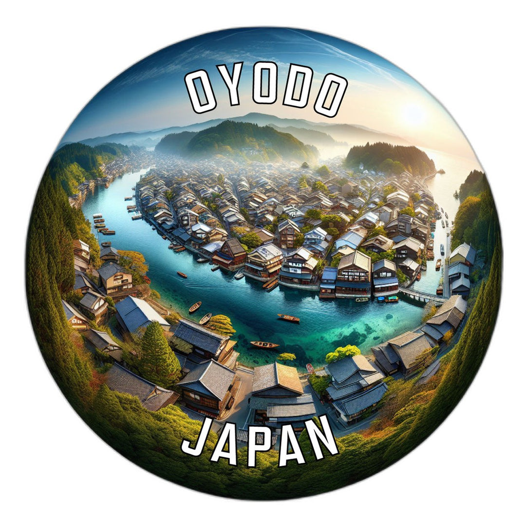 Oyodo Japan Souvenir Die Cut Flat Magnet Image 1