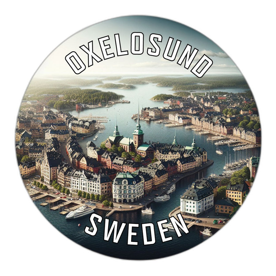 Oxelosund Sweden Souvenir Die Cut Flat Magnet Image 1