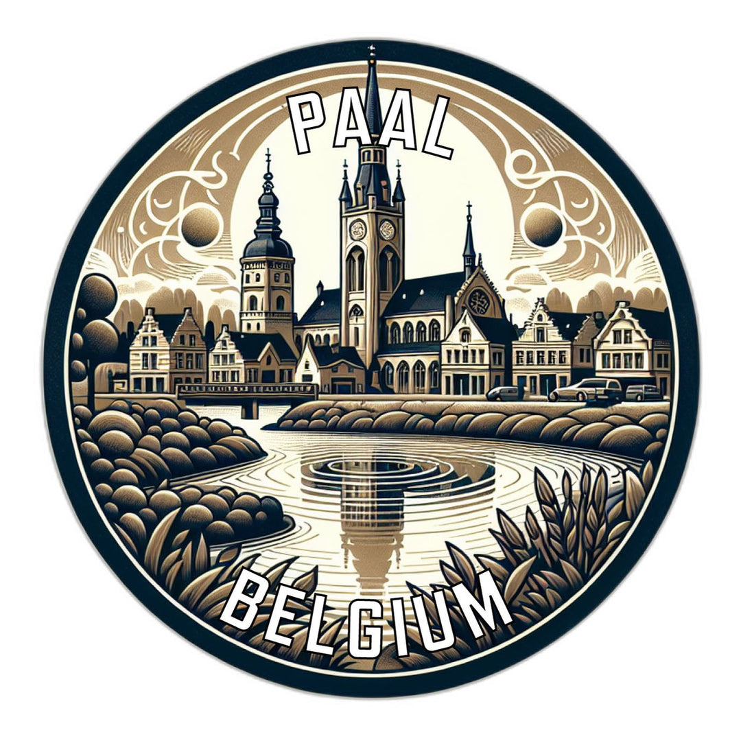 Paal Belgium Souvenir Die Cut Flat Magnet Image 1