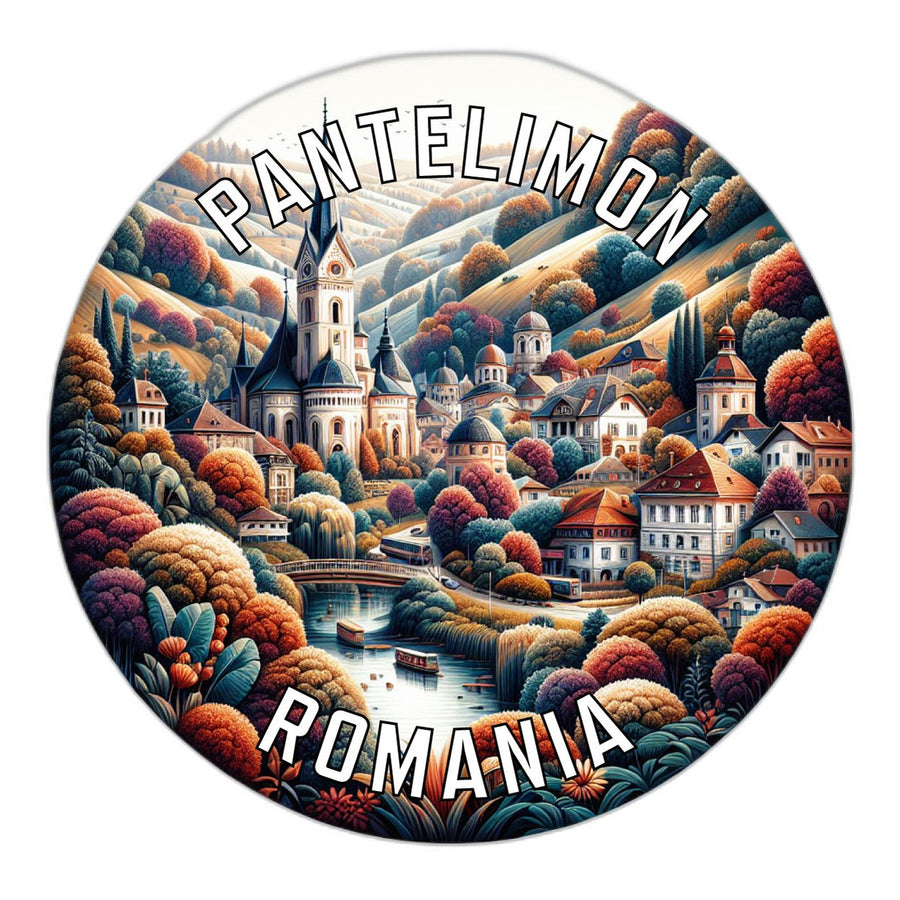 Pantelimon Romania Souvenir Die Cut Flat Magnet Image 1