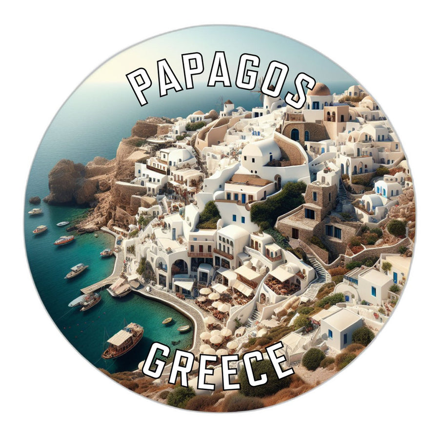 Papagos Greece Souvenir Die Cut Flat Magnet Image 1