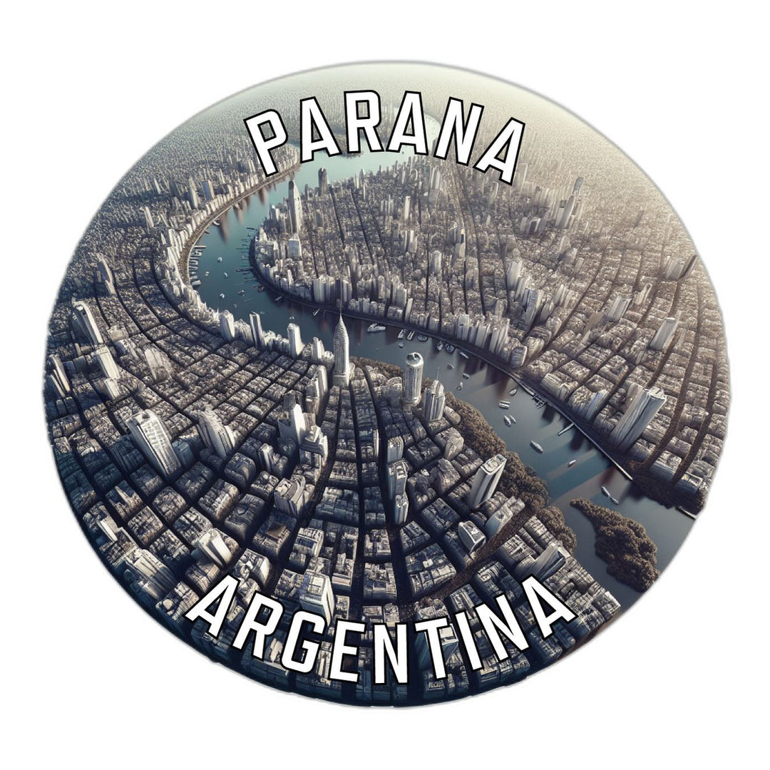 Parana Argentina Souvenir Die Cut Flat Magnet Image 1