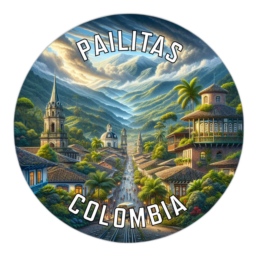 Pailitas Colombia Souvenir Die Cut Flat Magnet Image 1