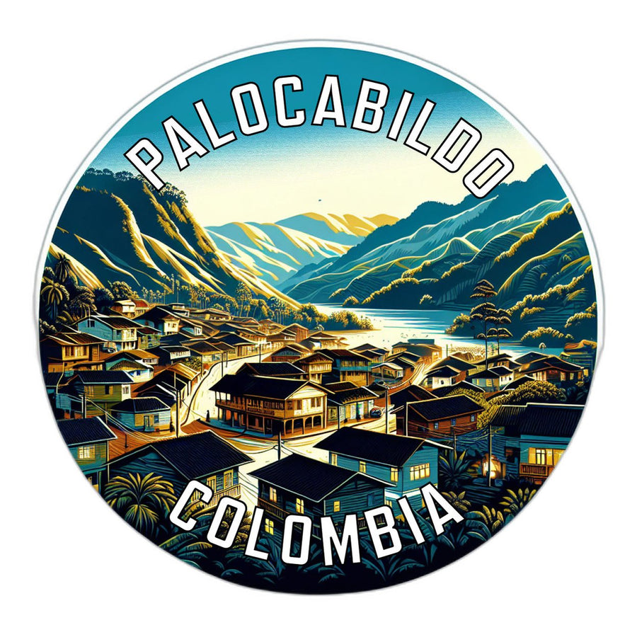 Palocabildo Colombia Souvenir Die Cut Flat Magnet Image 1