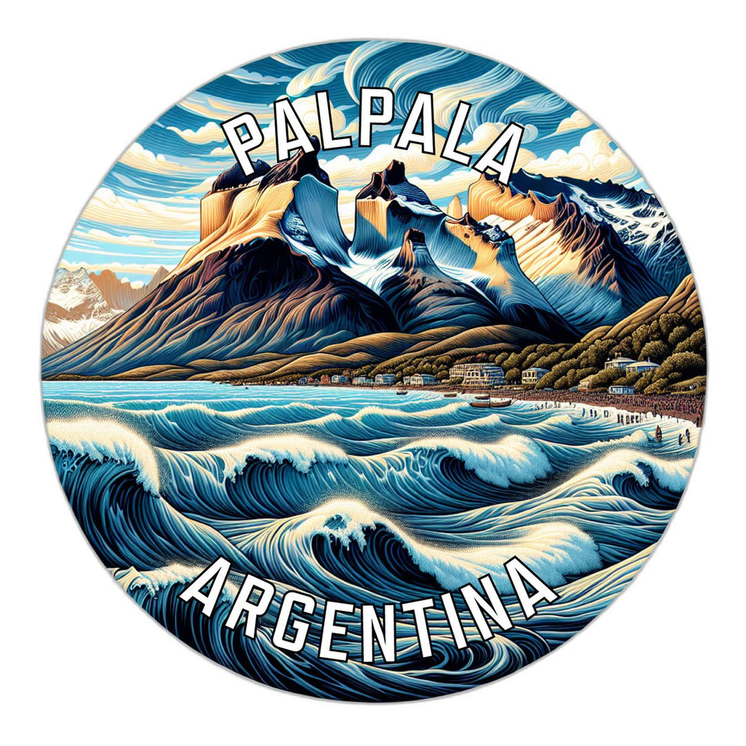 Palpala Argentina Souvenir Die Cut Flat Magnet Image 1