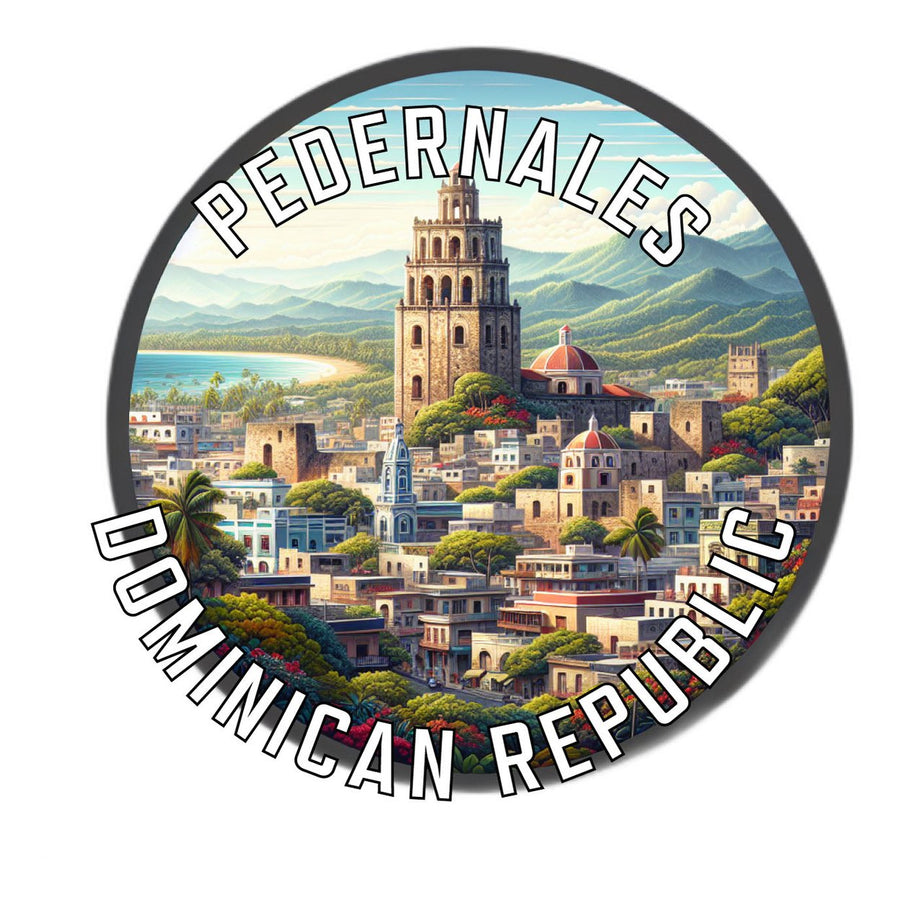 Pedernales Dominican Republic Souvenir Die Cut Flat Magnet Image 1