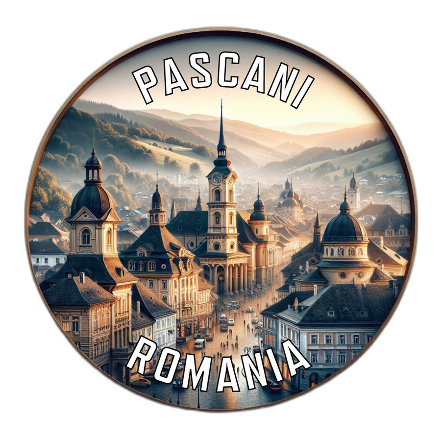 Pascani Romania Souvenir Die Cut Flat Magnet Image 1