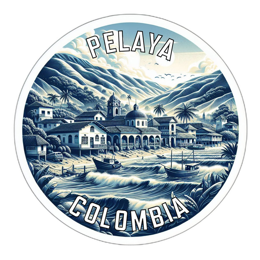 Pelaya Colombia Souvenir Die Cut Flat Magnet Image 1