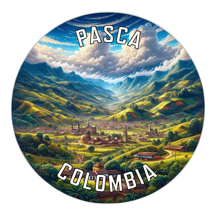 Pasca Colombia Souvenir Die Cut Flat Magnet Image 1