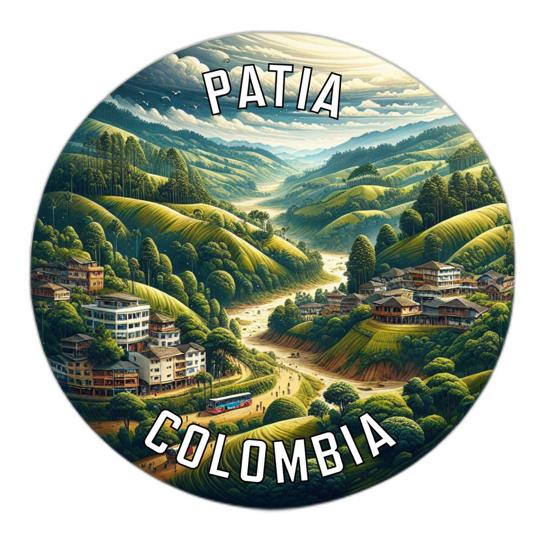 Patia Colombia Souvenir Die Cut Flat Magnet Image 1