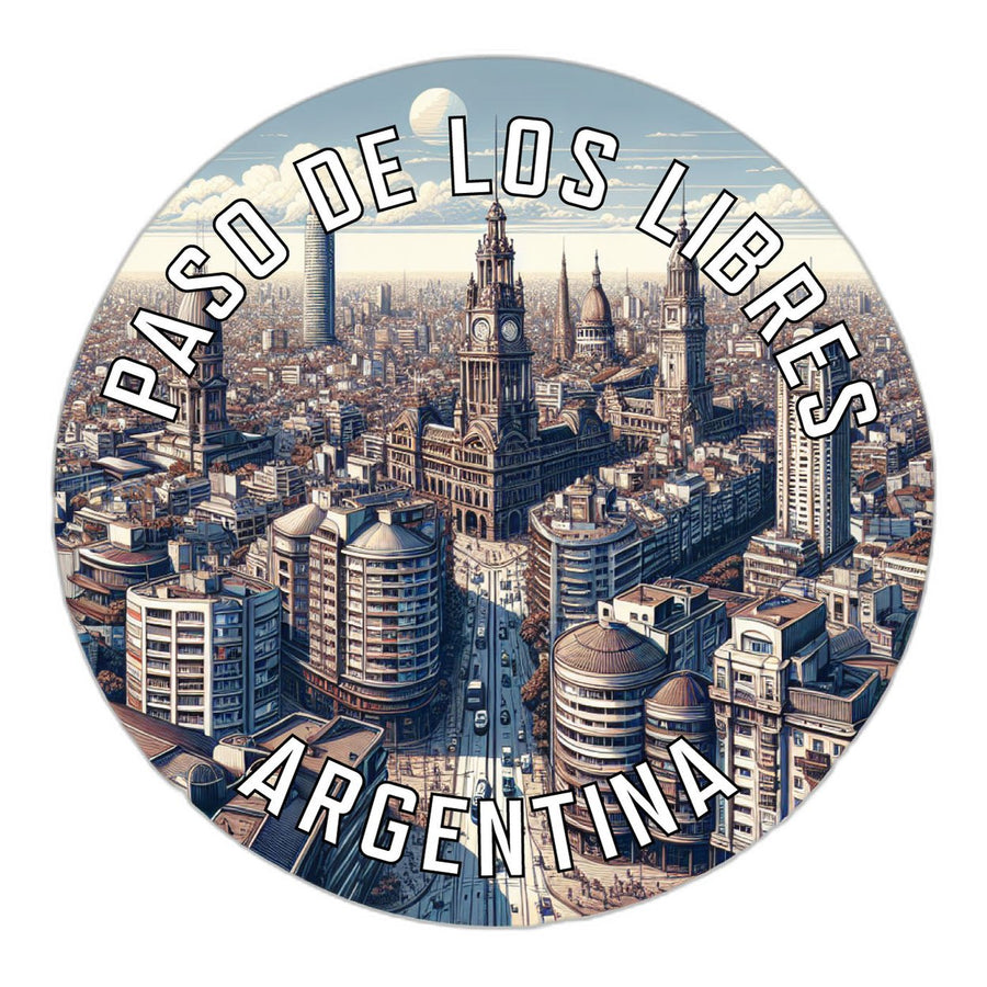 Paso de los Libres Argentina Souvenir Die Cut Flat Magnet Image 1