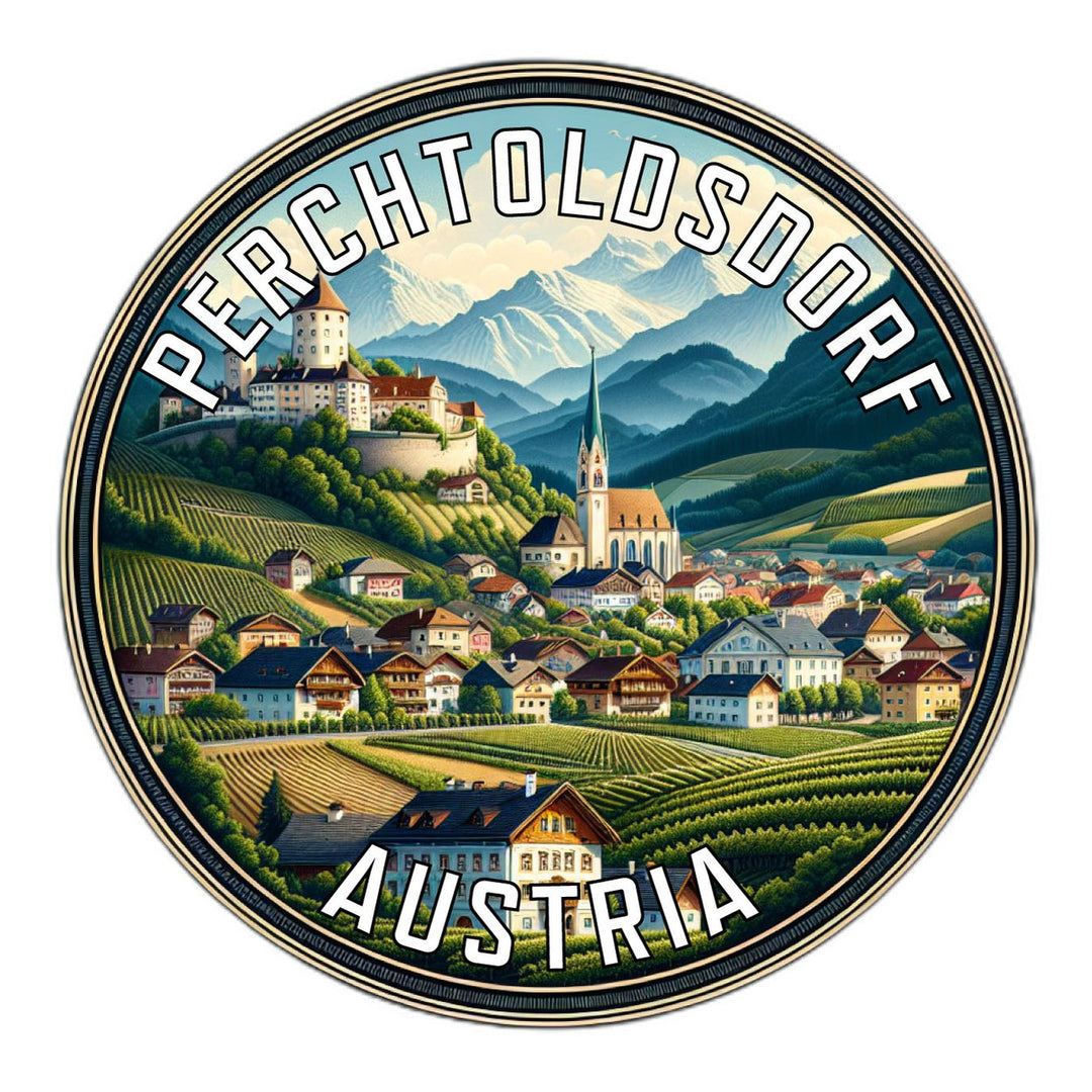 Perchtoldsdorf Austria Souvenir Die Cut Flat Magnet Image 1