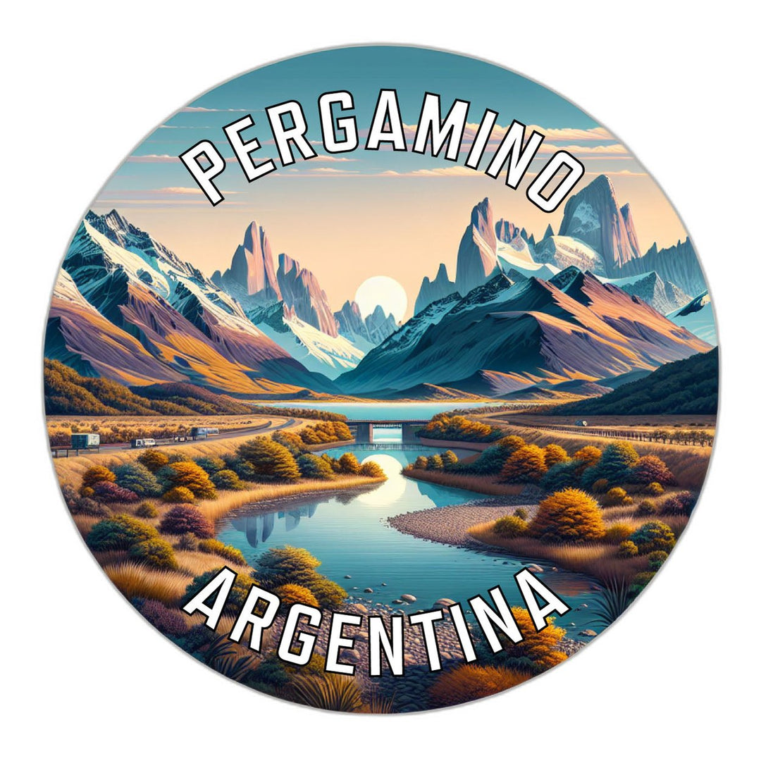 Pergamino Argentina Souvenir Die Cut Flat Magnet Image 1