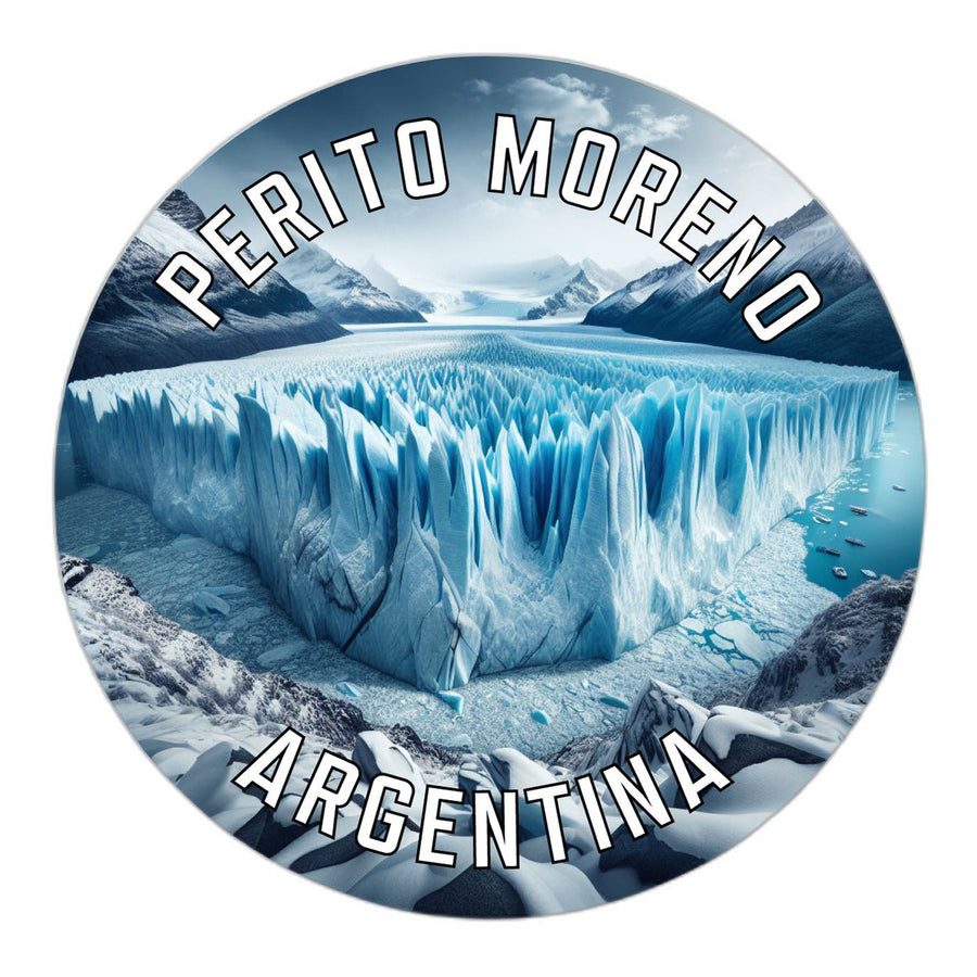 Perito Moreno Argentina Souvenir Die Cut Flat Magnet Image 1