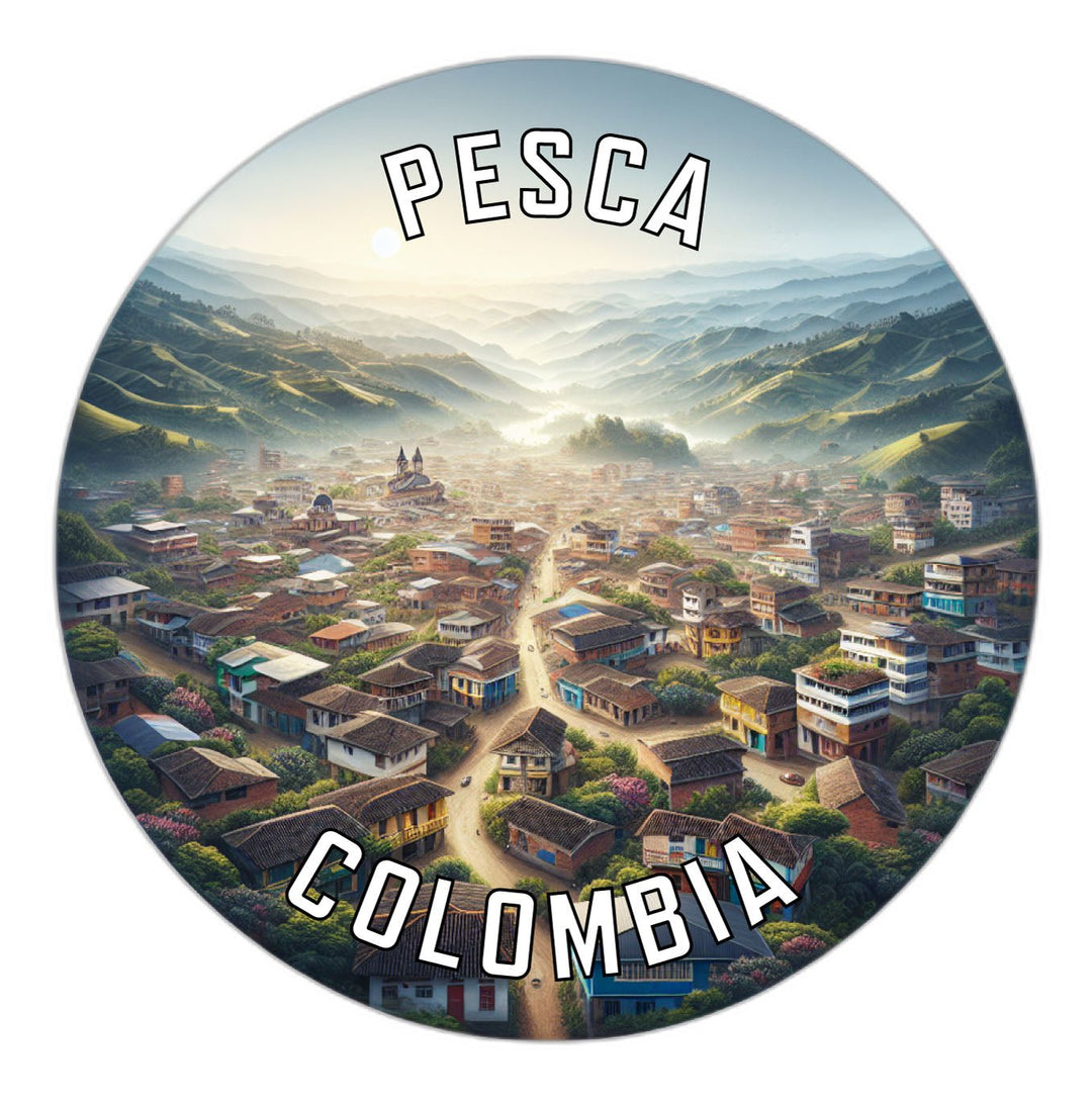 Pesca Colombia Souvenir Die Cut Flat Magnet Image 1