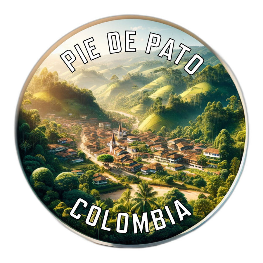 Pie de Pato Colombia Souvenir Die Cut Flat Magnet Image 1