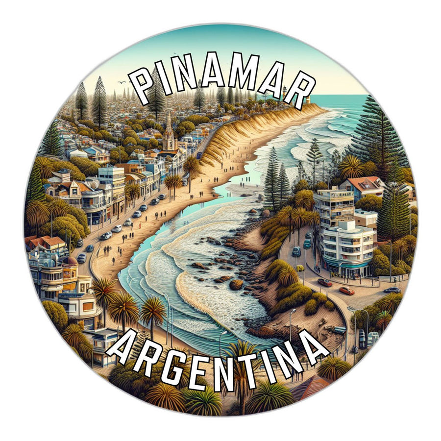 Pinamar Argentina Souvenir Die Cut Flat Magnet Image 1