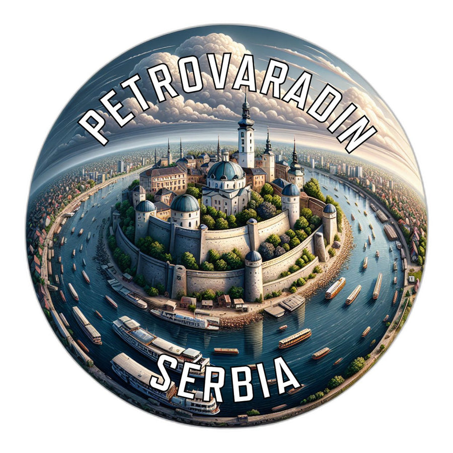 Petrovaradin Serbia Souvenir Die Cut Flat Magnet Image 1