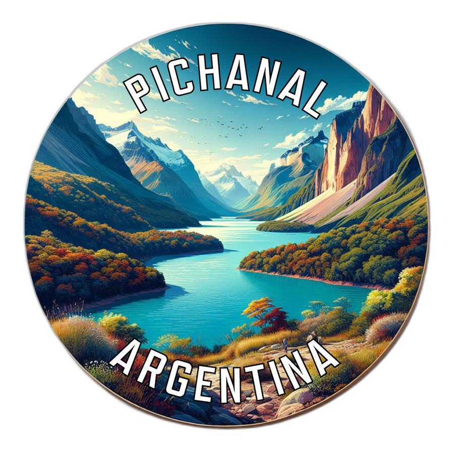 Pichanal Argentina Souvenir Die Cut Flat Magnet Image 1