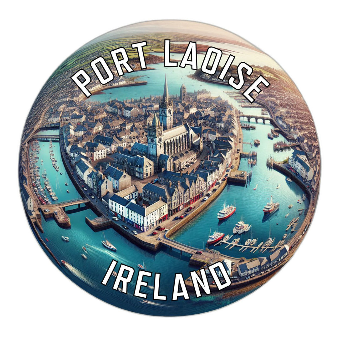 Port Laoise Ireland Souvenir Die Cut Flat Magnet Image 1