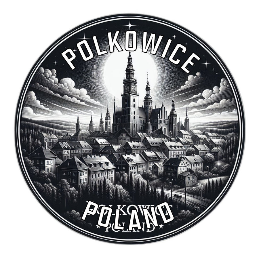 Polkowice Poland Souvenir Die Cut Flat Magnet Image 1